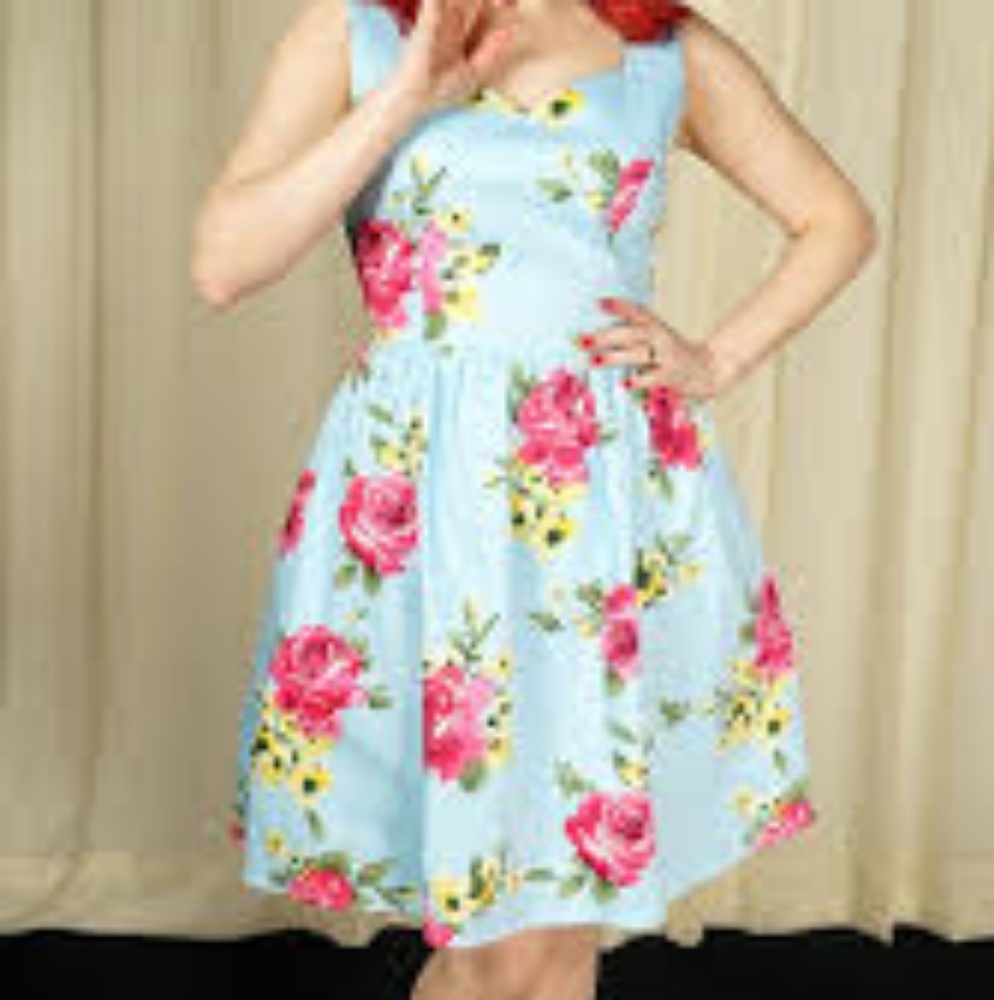 Floral Sweetheart Dress